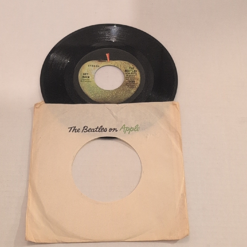 The Beatles  45 Vinyl Record Get Back